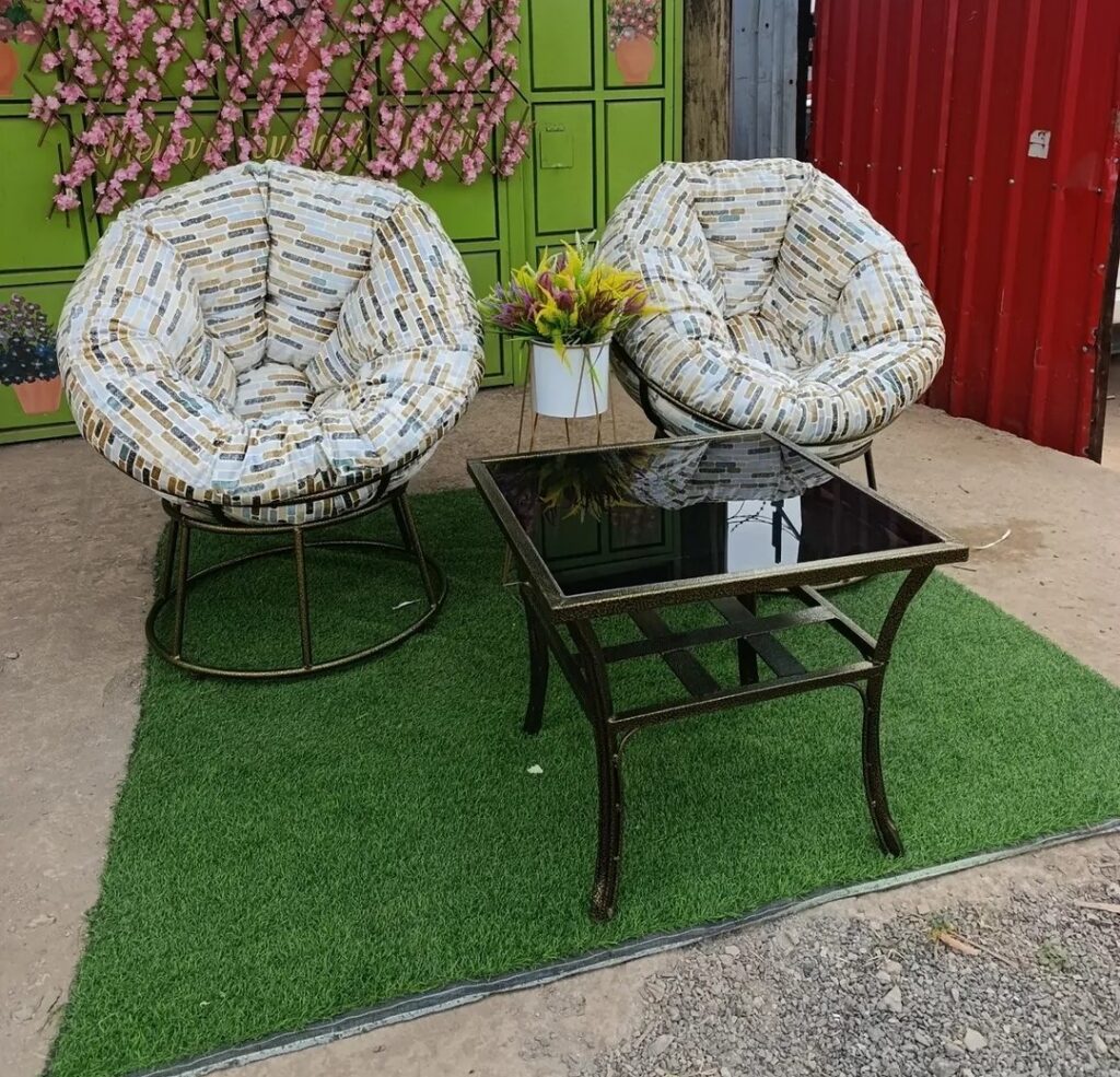 Papasan 2 Seater Set